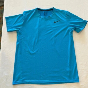 Nike Men's Breathe Hyper‎ Dry Training Top Size XL AT3737 403 Blue EUC